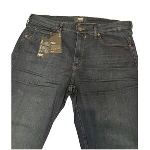 NWT Paige Transcend Rigby Dark Wash‎ Jeans 36x25 Mens Federal Straight Leg Denim